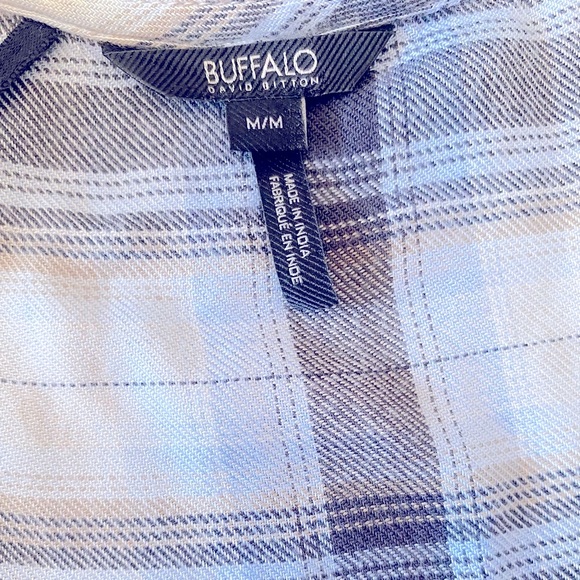 💙BUFFALO💙David Bitton boho peasant top. Size medium. - Picture 4 of 5